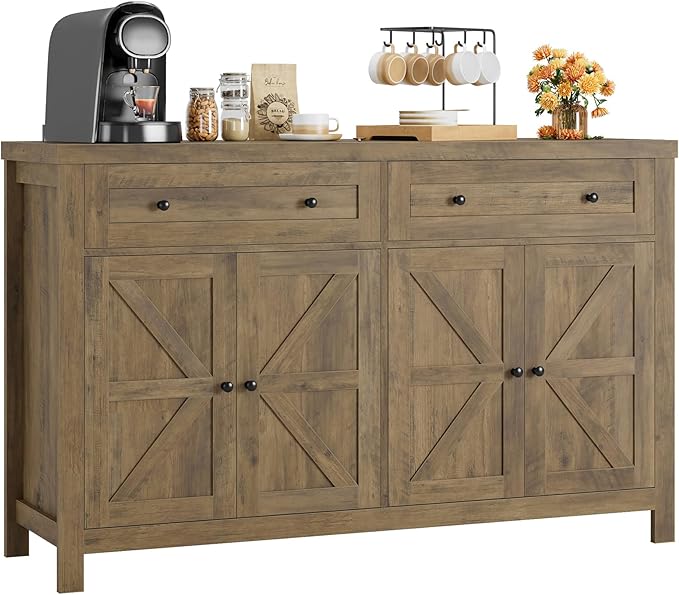 55" Buffet Sideboard Cabinet with Storage