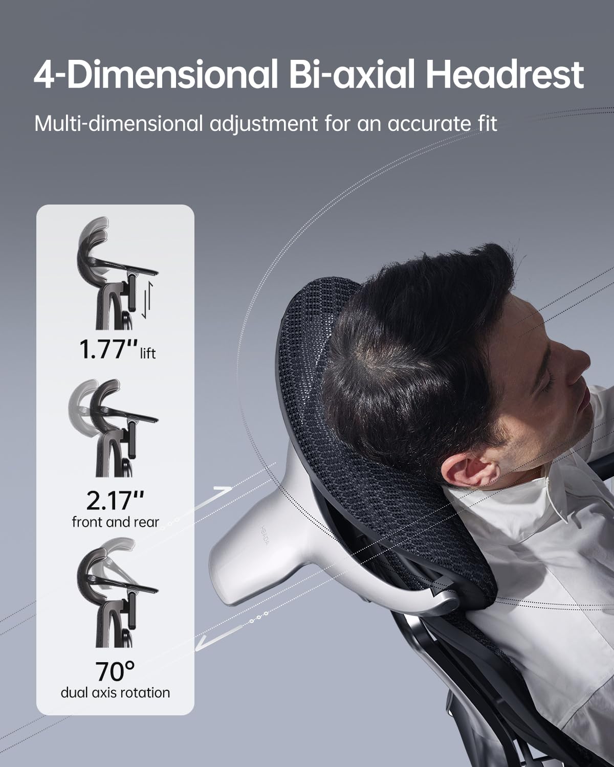 E3 Ultra Ergonomic Office Chair - Big and Tall with 3-Zone Lumbar Support