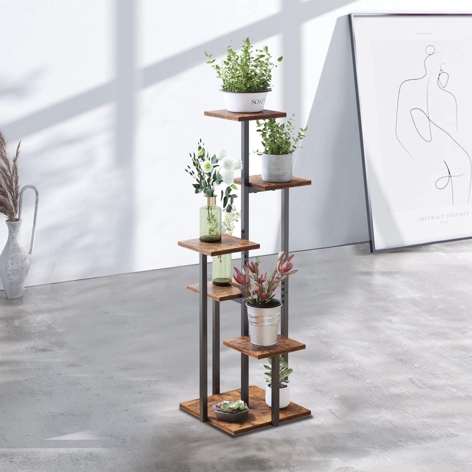 PlantHaven 5-Tier Space Saving Indoor Plant Stand