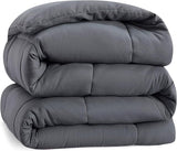Queen Size Down Alternative Microfiber Quilted Solid Comforter/Duvet Insert