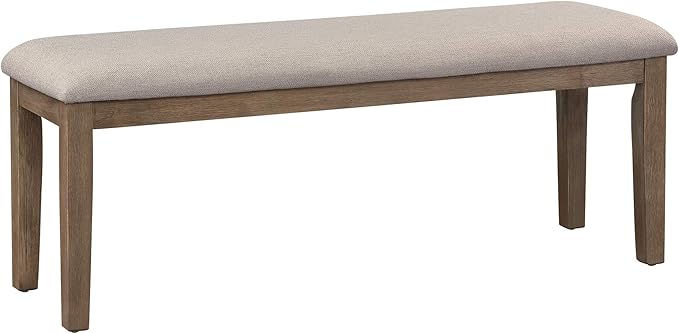 Blair 48"W Dining Bench, Grey