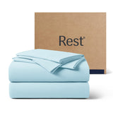 Evercool®+ Starter Sheet Set, Full, Light Blue, Breathable Bed Sheet for Hot Sleeper and Night Sweats
