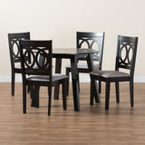 Set, 5-Piece, Grey/Dark Brown