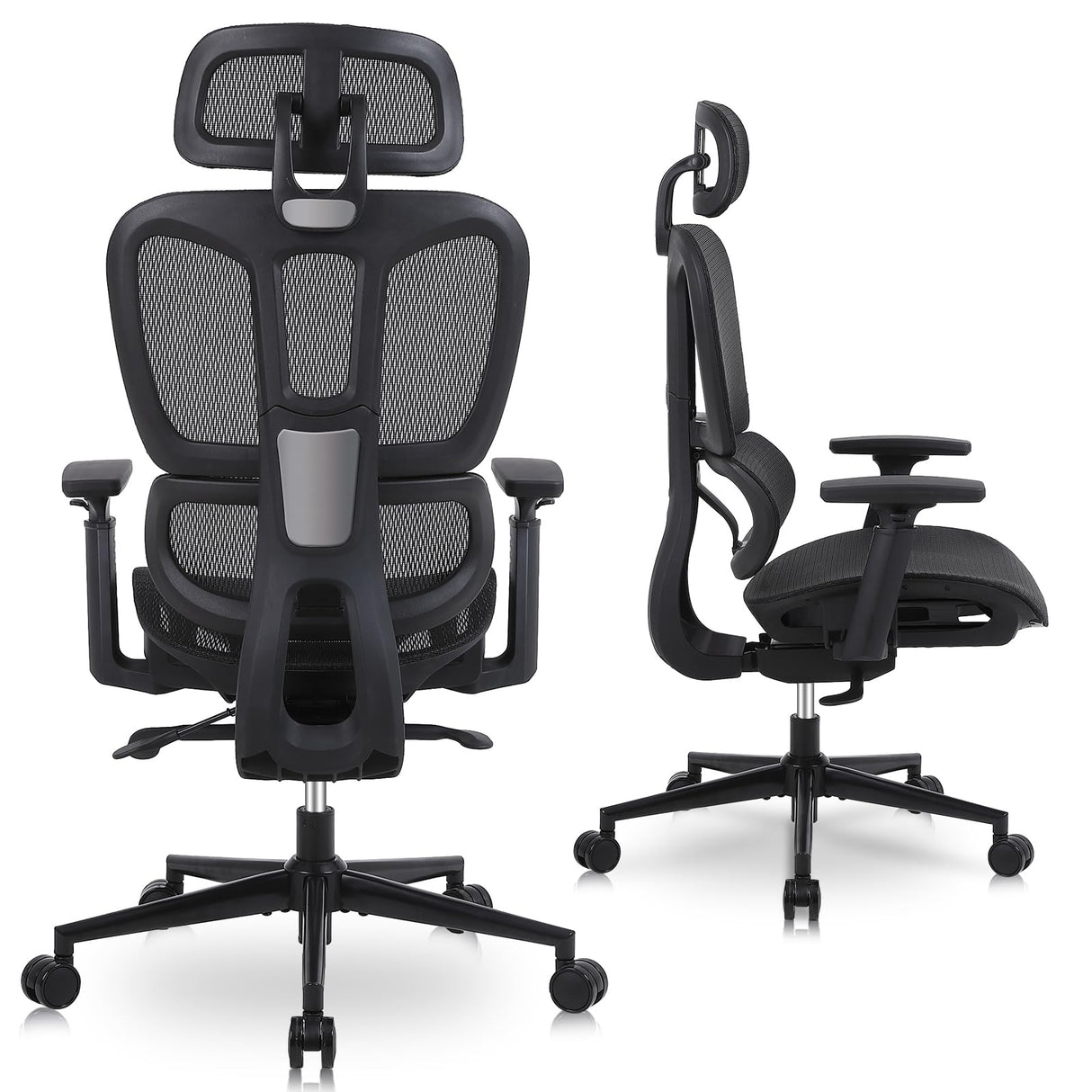 Ergonomic Office Chair with Lumbar Support, High Back Home Office Chairs