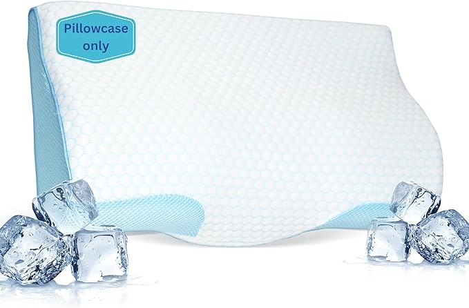 Cervical Queen Size Pillow for Sleeping - Support Pillow for Side, Back