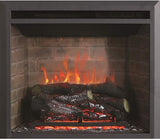 Edward Electric Fireplace Insert with Fire Crackling S