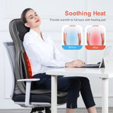 Shiatsu Neck Back Massager with Heat, 2D ro 3D Kneading Massage Chair Pad