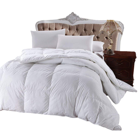 Bedding Goose-Down Comforter, 500-Thread-Count, 100% Cotton Shell, 750FP - 61 Ounce, Oversized King