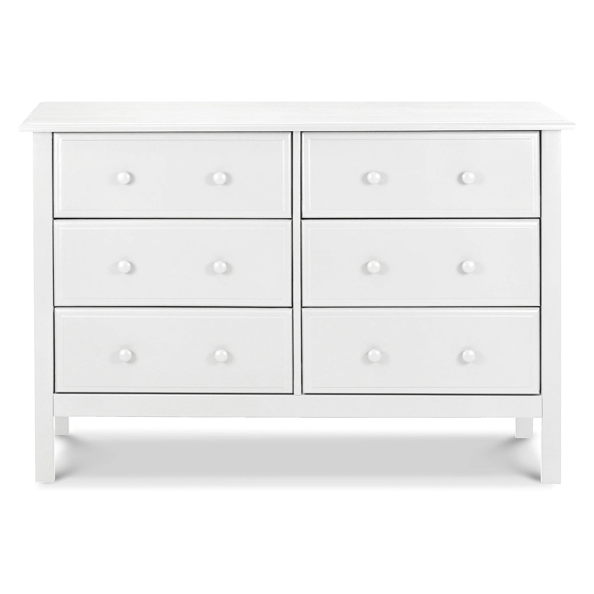 Jayden 6-Drawer Double Wide Dresser in White, Greenguard Gold Certified