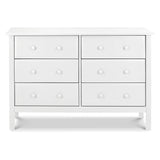 Jayden 6-Drawer Double Wide Dresser in White, Greenguard Gold Certified