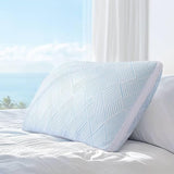 Shredded Memory Foam Cooling Soft Bamboo Viscose Pillows Queen Size Set of 2