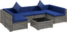 7-Piece Patio Furniture Sets Outdoor Wicker Conversation Sets