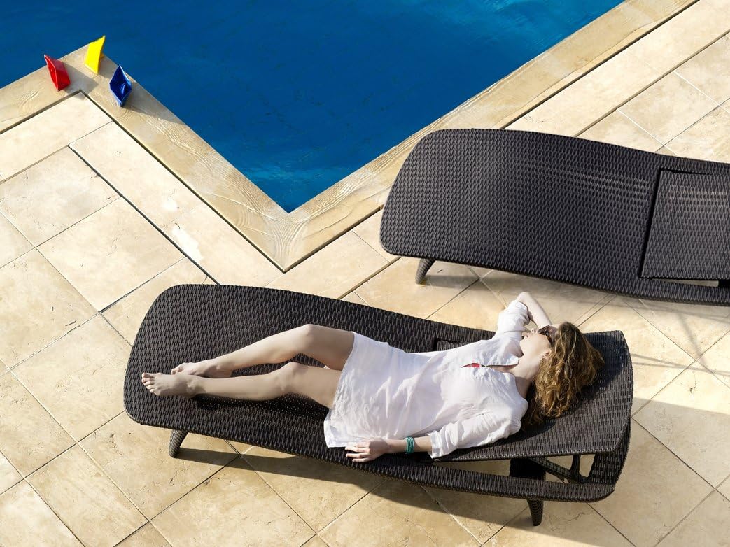 Set of 2 Pacific Sun Lounge Chair Outdoor Chaise Pool Chairs
