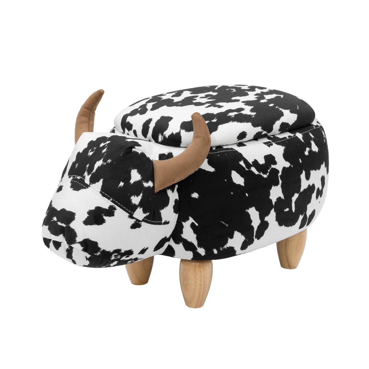 Cow Ottoman with Storage, Furniture for Living Room