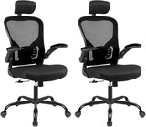 Ergonomic Office Desk Chair- Mesh Home Office Desk Chair with Headrests & Adjustable