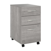 3-Drawer Vertical File Cabinet Locking Letter/Legal Platinum Gray 20-Inch D