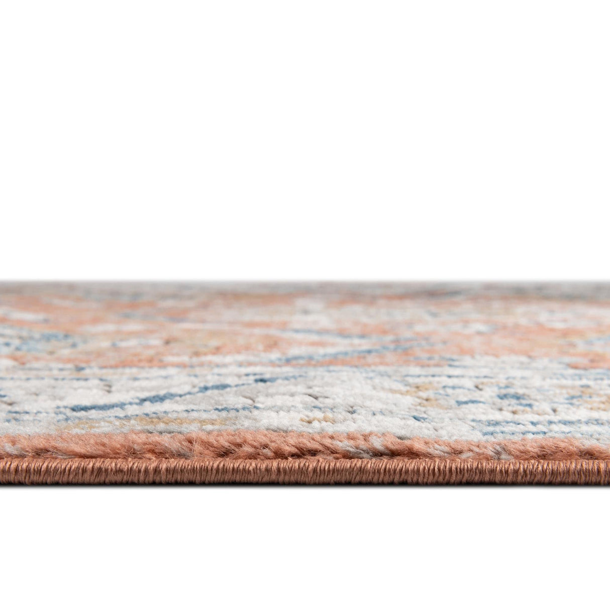 Nyla Collection Area Rug 10' x 14' Salmon Pink