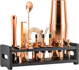 Mixology 24-Piece Bartender Kit,Perfect Home Cocktail Shaker Set for Drink Mixing