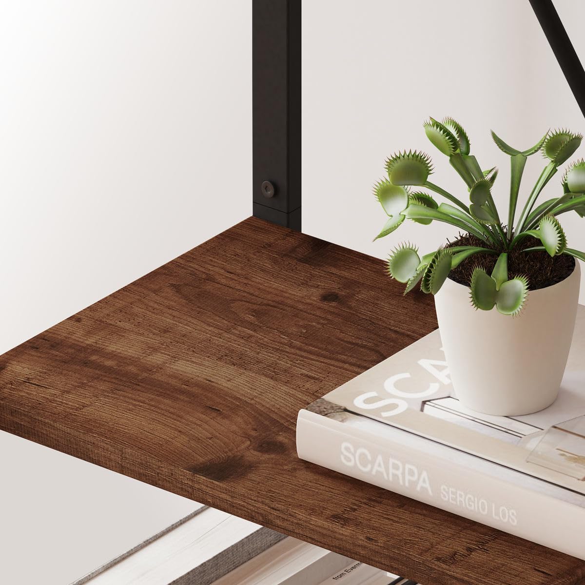 Industrial Bookshelf, Bookcases and Bookshelves Etagere, Tall Large Farmhouse Book