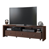 Elegant 80” TV Stand with Three Cabinets and Storage, Modern Entertainment Center