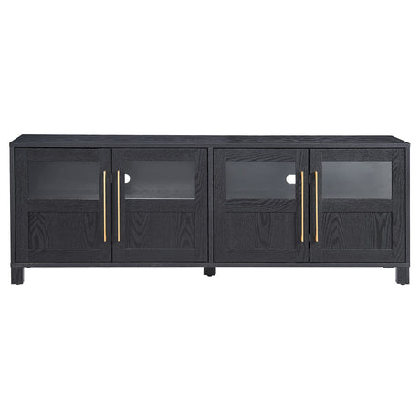 Holbrook TV Television-Stands, 68" Wide, Black Grain