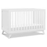 DaVinci Otto 3-in-1 Convertible Crib in White with Acrylic Slats, Greenguard Gold Certified