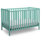 Heartland 4-in-1 Convertible Crib, Greenguard Gold Certified, Aqua