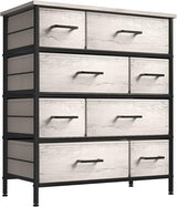 Dresser for Bedroom with 8 Drawers - Tall Chest Storage Tower Unit, for Closet, Hallway,