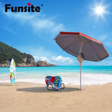 6.5ft Portable Beach Umbrellas for Sand, UV 50+ Beach Umbrella with Heavy Duty Anchor,