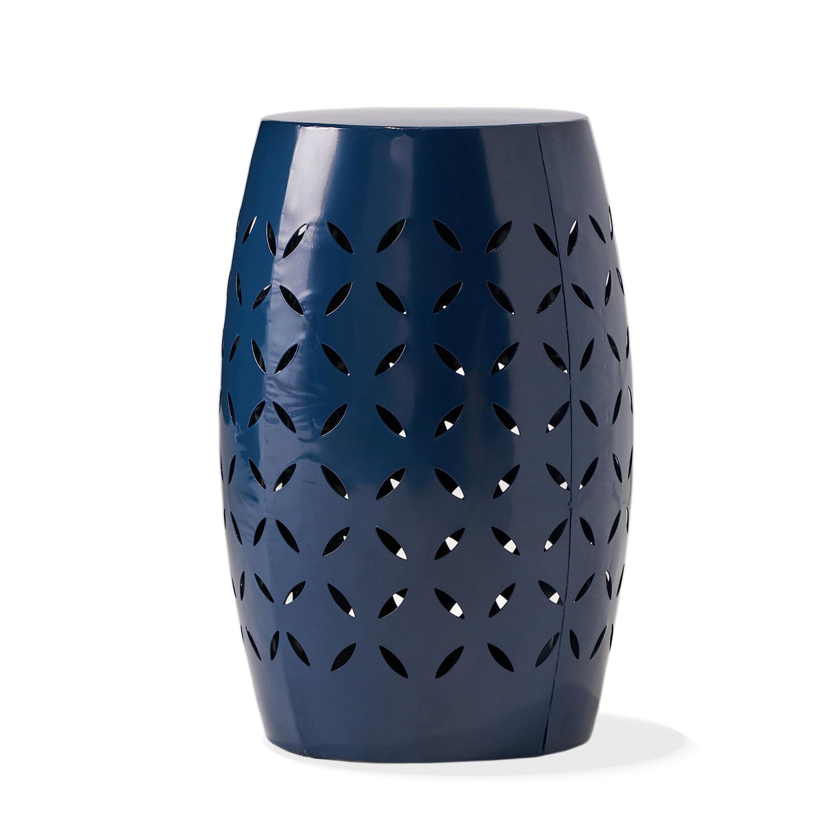 Christopher Knight Home Lilac Outdoor 12" Iron Side Table, Dark Blue - Bircata