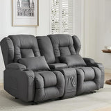 RV Loveseat Recliner | Manual Reclining Loveseat Sofa | Wall Hugger Recliners RV Couch