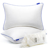 King Size Pillows Set of 2, Memory Foam Pillows Shredded 2 Pack