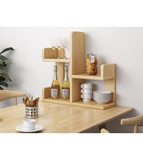 Wooden Bookshelf Floor Standing Bookcase Bookshelf Simple Modern Floor Desk