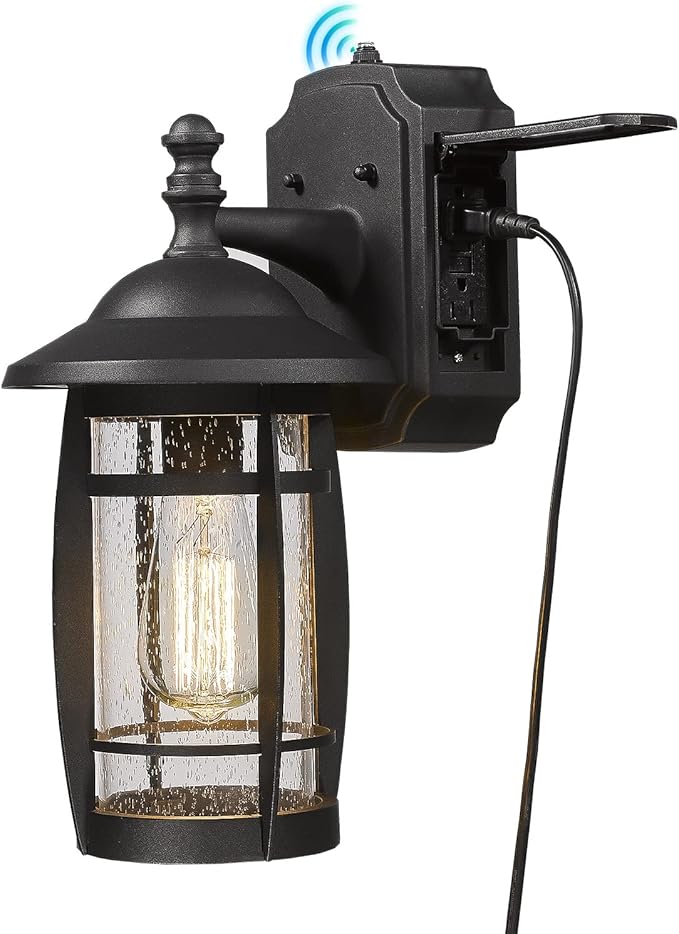 18‘’ Outdoor Exterior Wall Lantern Sconce Modern Farmhouse Wall Fixtures Lantern