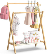 Kids Clothing Rack, Small Clothes Rack for Toddler Pets, Kids Dress Up Rack