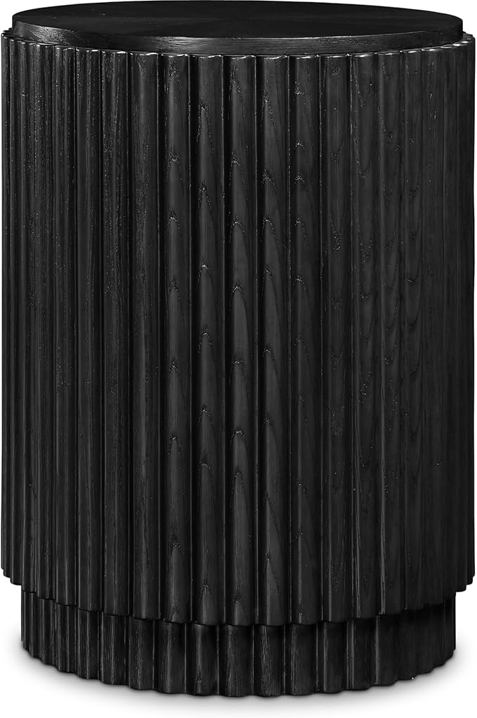 99055Brown-ET Ronin Collection Mid-Century Modern End Table with Rich Dark