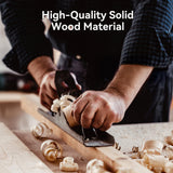 Solid Wood Queen Bed Frame with Headboard - Heavy Duty Platform Bed, No Box Spring Needed