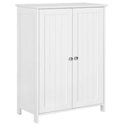 Bathroom Floor Cabinet, Modern Storage Freestanding Organizer Cabinet