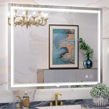 48 x 30 Inch LED Mirror Lighted Bathroom Mirror with Lights, LED Vanity Mirror,