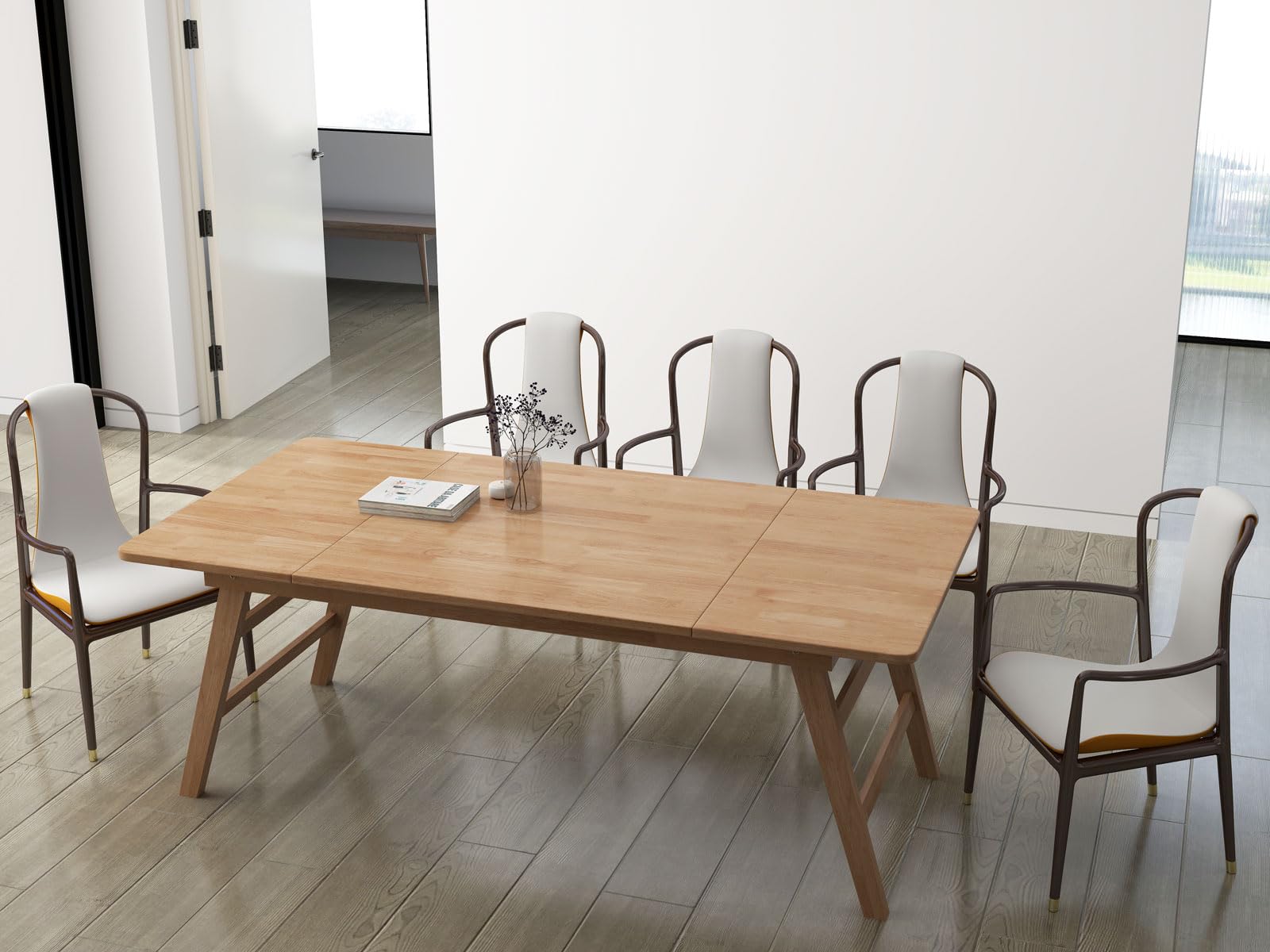 Solid Wood Folding Dining Table 83 X 39 Inches Outdoor Dining