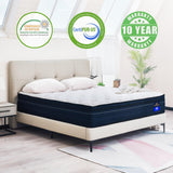 Queen Mattress,12 Inch Memory Foam Hybrid Mattress in a Box, Motion Isolation Individually Pocke Coils Mattress,Pressure Relief