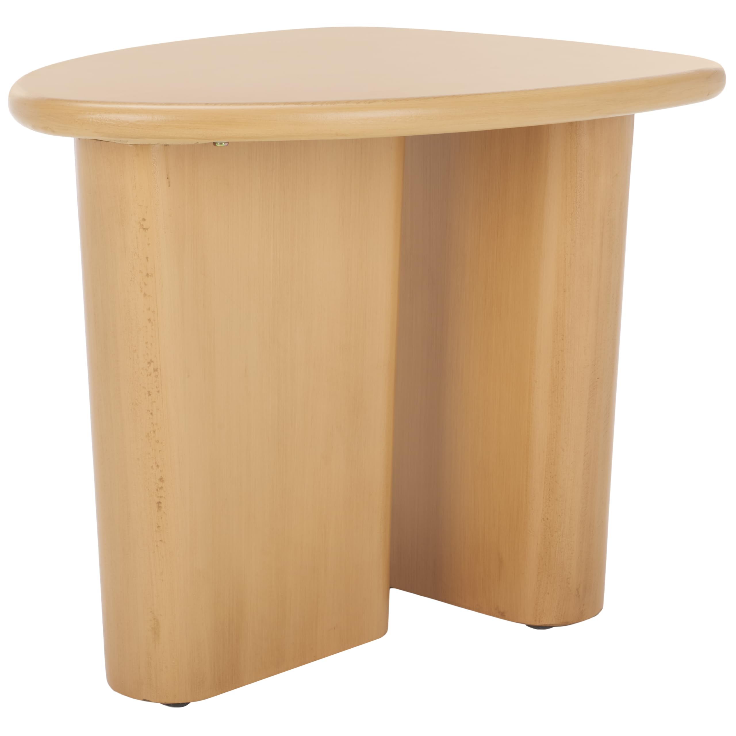 Home Collection Alala Natural Brown End Table for Living Room Bedroom