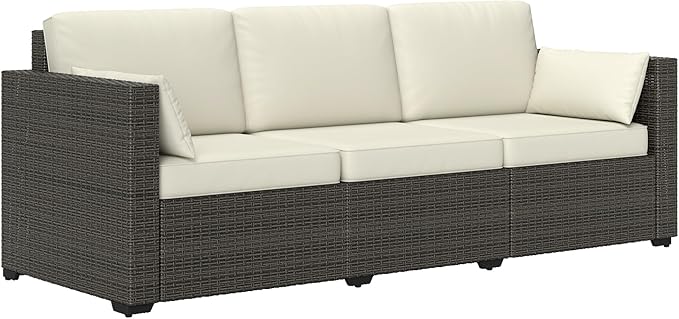 Couch PE Wicker Deep Seating Outdoor Sofa