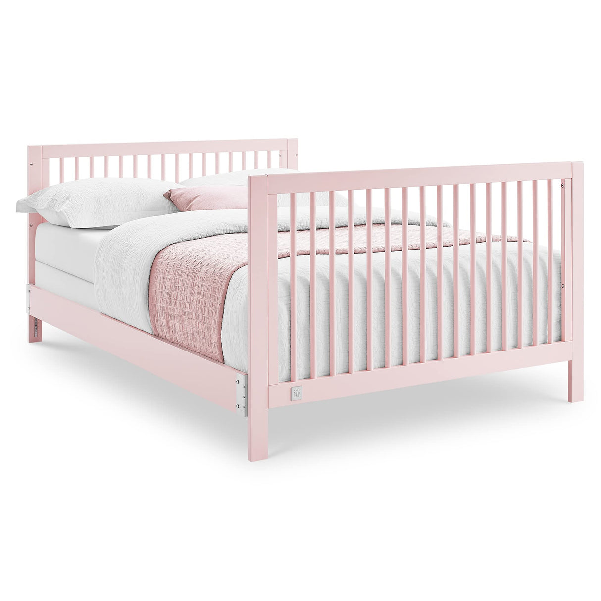 Charlie 6-in-1 Convertible Crib - Greenguard Gold Certified, Blush Pink