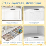 Toy Storage Organizer, Toy Organizers and Storage with 2 Drawers, Multi-Functional