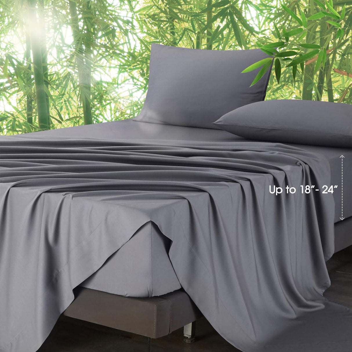 100% Viscose from Bamboo Sheets California King Size