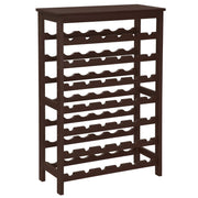 42-Bottle Wine Rack Free Standing Floor, 7-Tier Display Wine Storage Shelves