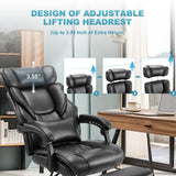 Office Chair with Footrest-Ergonomic High Back Design Executive Computer Desk Chair