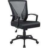 Office Chair Mid Back Swivel Lumbar Support Desk Chair, Computer Ergonomic Mesh