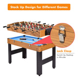 3 in 1 Game Table, 49 in Multi Game Table with Foosball Hockey & Billiards